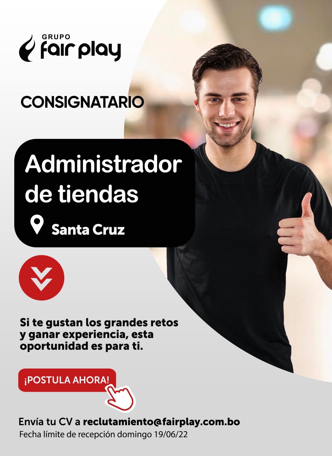 ADMINISTRADOR DE TIENDAS Trabajando Bolivia