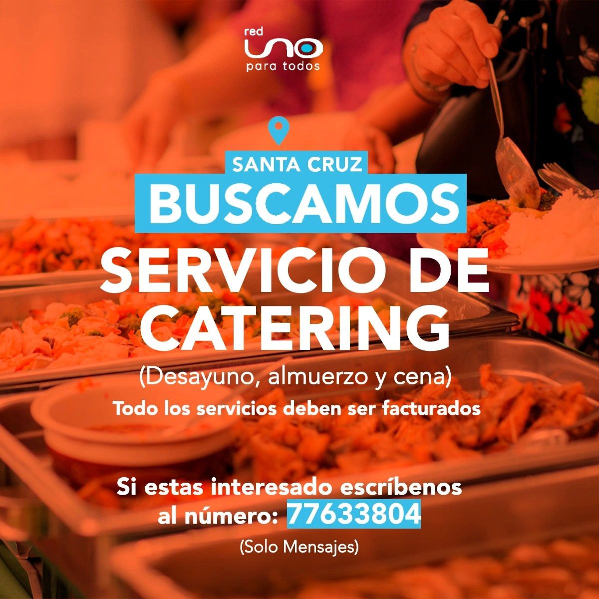 SERVICIO DE CATERING Trabajando Bolivia