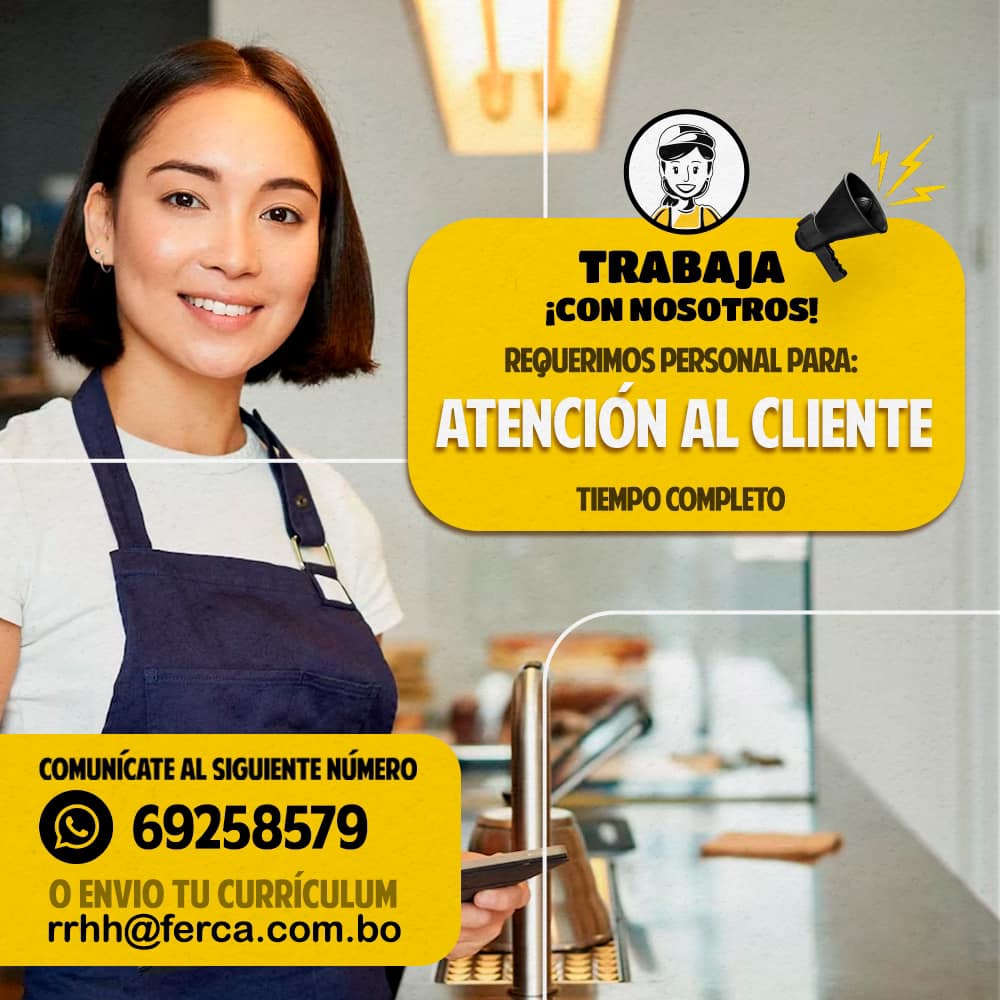 AtenciÓn Al Cliente Trabajando Bolivia 6440