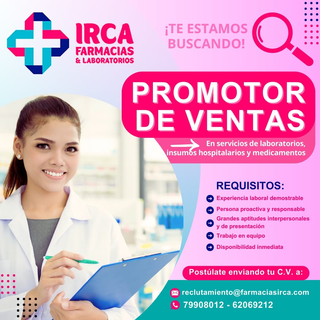 PROMOTOR DE VENTAS | Trabajando Bolivia