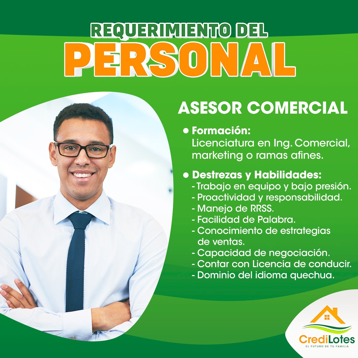 Si cumples con los requisitos te invitamos formar parte nuestra empresa con prestigio exponencial. Beneficios: •	Salario fijo. •	Comisiones de acuerdo al valor de ventas. •	Beneficios sociales. •	Armonía laboral. Experiencia mínima de 1 año.  Envía tu  CV: santarita6sucre@gmail.com Fecha límite de presentación: 10/04/2022