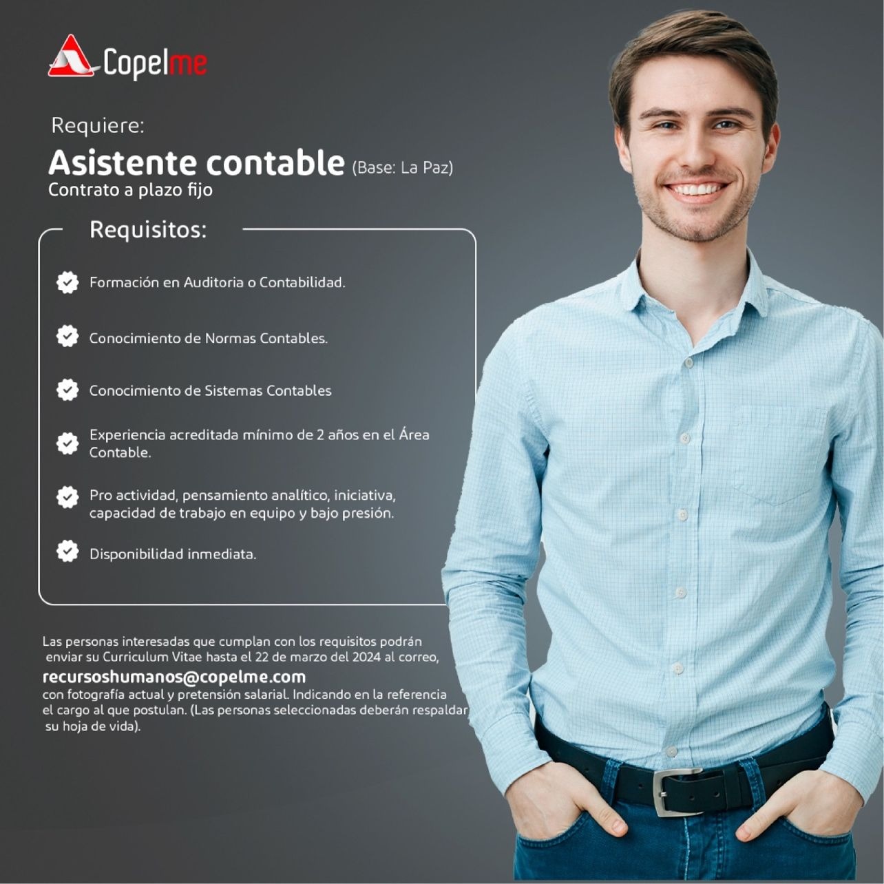 ASISTENTE CONTABLE | Trabajando Bolivia